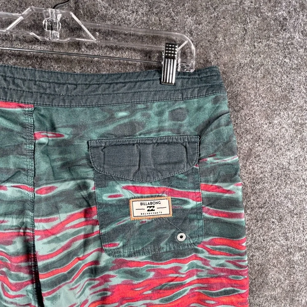 Billabong All Day Sunset‎ Lo Tides Board Shorts Mens Blue Orange Water Shade